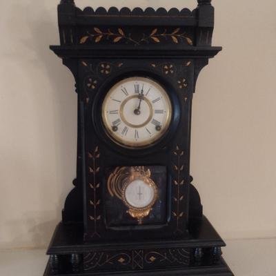 Wood Case Clock- Eight Day Wind Up- F. Kroeber