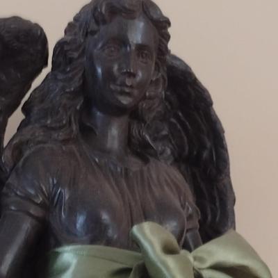 Resin Angel- Perfect for Bird Feeder- Approx 19" Tall