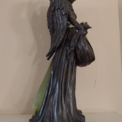 Resin Angel- Perfect for Bird Feeder- Approx 19" Tall