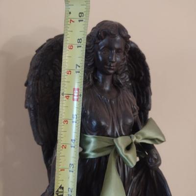 Resin Angel- Perfect for Bird Feeder- Approx 19" Tall