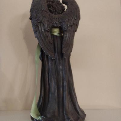 Resin Angel- Perfect for Bird Feeder- Approx 19" Tall