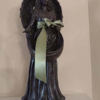 Resin Angel- Perfect for Bird Feeder- Approx 19" Tall