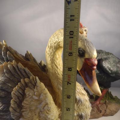 Resin Birds- Turkey and Swan