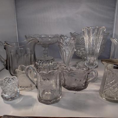 Collection of Glass Serveware