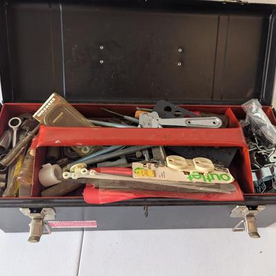 19 1/4 Model 6119 Union Super Steel Professional Tool Box With Tools