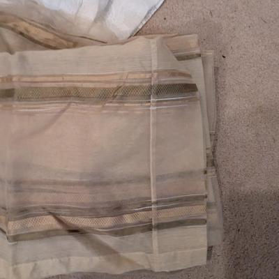 Assortment Of Linens Curtains Table Skirting