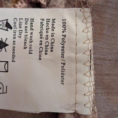 Assortment Of Linens Curtains Table Skirting