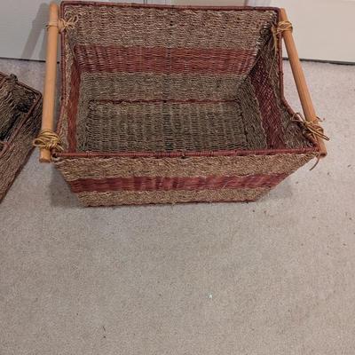 Wicker Basket & Organizer