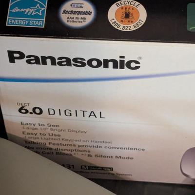 Assortment Of Office Supplies Panasonic Casio Digital Phone FR-520