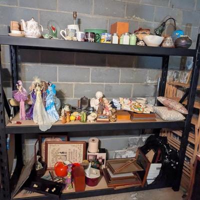 Metal Shelving Unit 77" x 65 1/2" x 24"