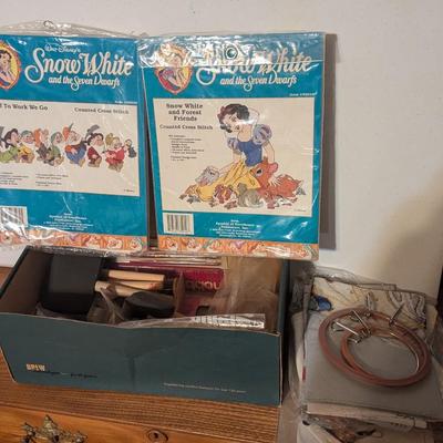 Snow White Cross Stitch Crafting Supplies