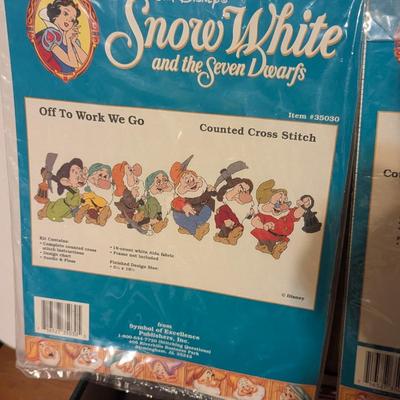 Snow White Cross Stitch Crafting Supplies