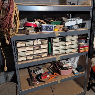 Metal Shelving Unit 48" x 65 1/2" x 24"