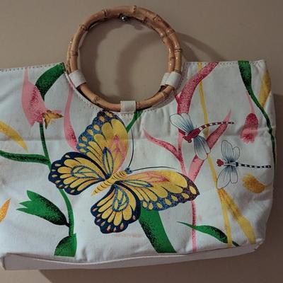 New Butterfly & Dragonfly With Sequins Purse