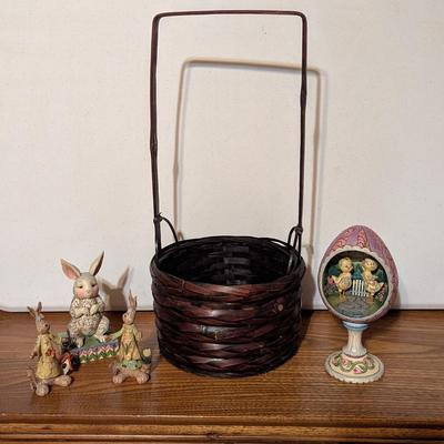 Jim Shore Easter Figurines & Basket