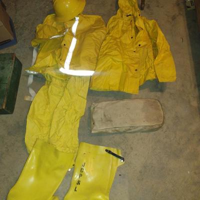 Vintage Lineman's Rain Wear