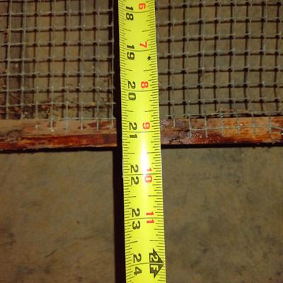 Large, Rustic Sieve- Approx 23 1/2" x 21 1/4" x 5" Deep