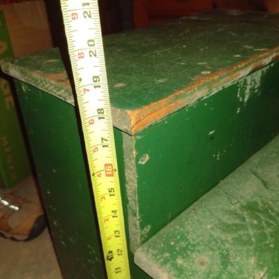 Set of Painted Wooden Steps