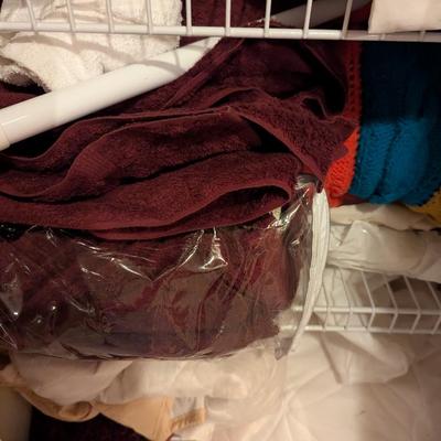 Linen Closet Sheets Comforters Blankets Towels