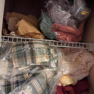Linen Closet Sheets Comforters Blankets Towels