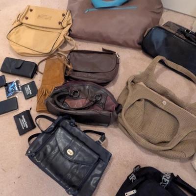 Assortment Of Handbags & Pocket Calculators
