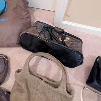 Assortment Of Handbags & Pocket Calculators