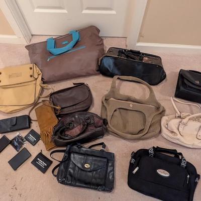 Assortment Of Handbags & Pocket Calculators