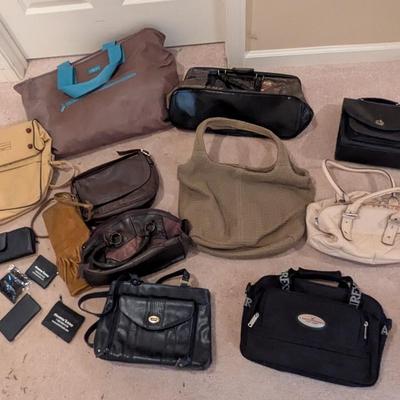 Assortment Of Handbags & Pocket Calculators