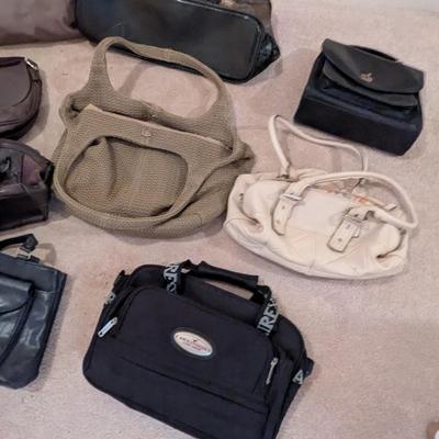 Assortment Of Handbags & Pocket Calculators