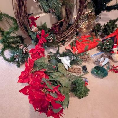 Lighted Christmas Tree Grapevine Wreaths Decor