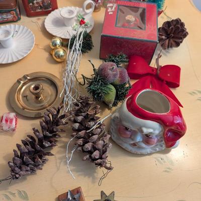 Holiday Decorations Holt Howard Candle Holders Lot 5