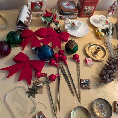 Holiday Decorations Holt Howard Candle Holders Lot 5