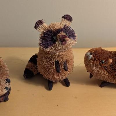 Bottle Brush Animal Ornaments