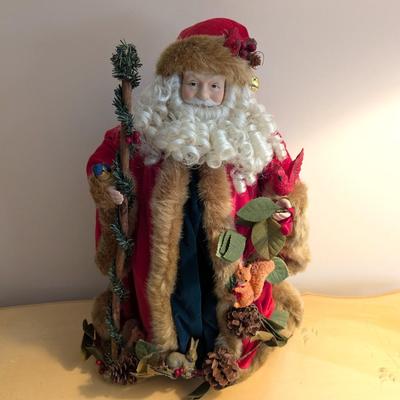 18" Tall Santa Tree Topper