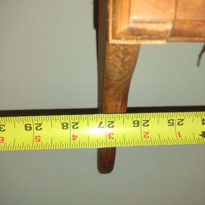 Wooden Wall Shelf Unit- Approx 27" Wide, 6 1/2" Deep, 43" Tall