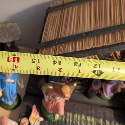 Vintage Made In Italy Nativity Set