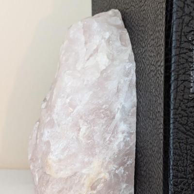 Natural White Quartz Book End