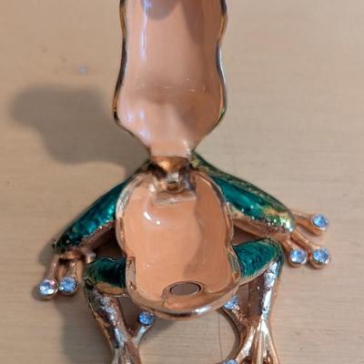 Versailles Jewelry Frog Treasure Trinket Box
