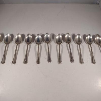 Collection of Sterling Silver Spoons- 12 Pieces- Approx 238 Grams Total Weight (K)