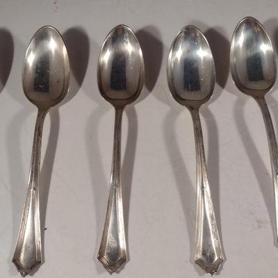 Collection of Sterling Silver Spoons- 12 Pieces- Approx 238 Grams Total Weight (K)