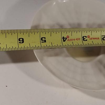 Belleek Irish Fine Pottery Cup and Saucer- Ribbed Design (K)