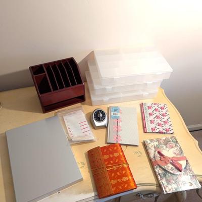Office Supplies Divided Storage Containers & Journals