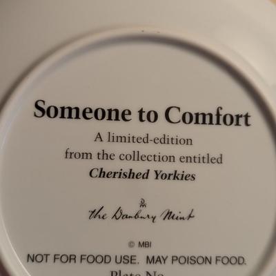The Danbury Mint Yorkies 8 1/2" Plates