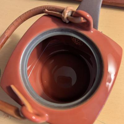 Rectangular Asian Marked Tea Set