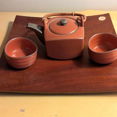 Rectangular Asian Marked Tea Set