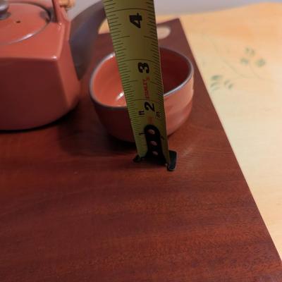 Rectangular Asian Marked Tea Set