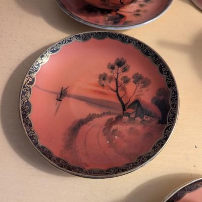 Vintage Hand Painted Made In Japan Tea Set