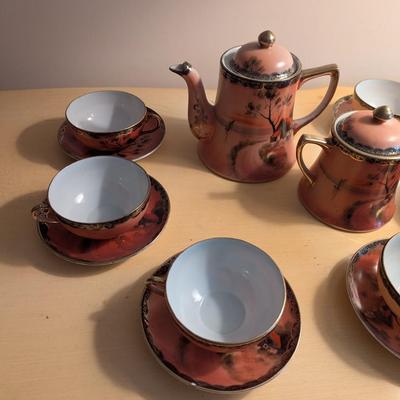 Vintage Hand Painted Made In Japan Tea Set