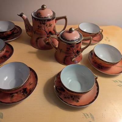 Vintage Hand Painted Made In Japan Tea Set