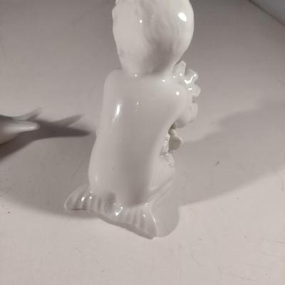 Collection of Porcelain Figurines- Sea Lions and Mermaid- B&G and Tirschenreuth (#28) (K)